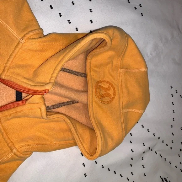 Orange Lululemon Scuba Hoodie - Picture 3 of 4